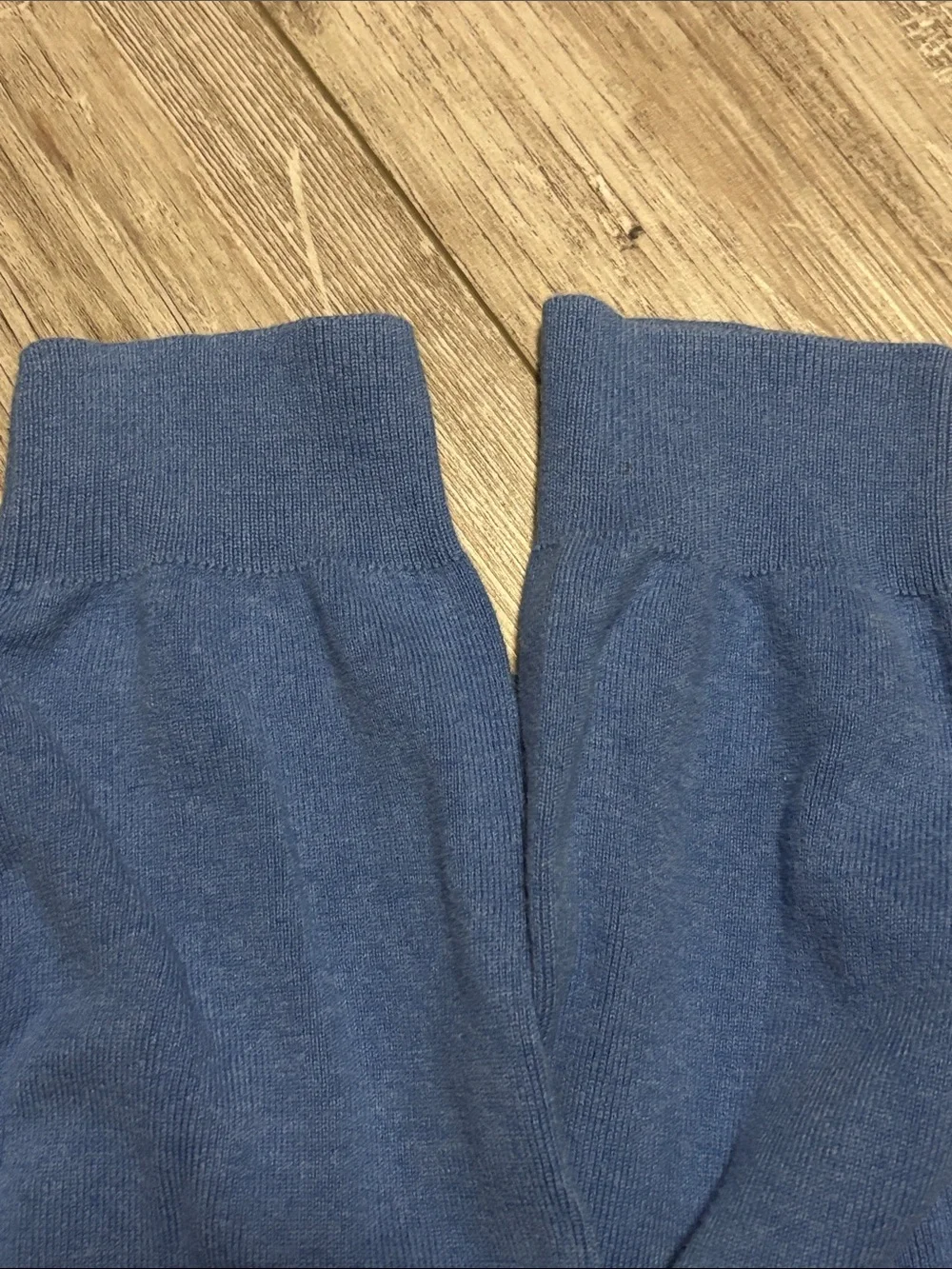 Polo by Ralph Lauren Light Blue V-Neck Sweater with Yellow Pony